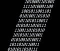 Digital background of binary numbers Royalty Free Stock Photo