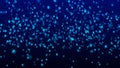 Digital background blue matrix. Coding or hacking concept. Abstract data concept. 3d rendering Royalty Free Stock Photo