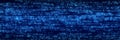 Digital background blue matrix. Coding or hacking concept. Abstract data concept. 3d rendering Royalty Free Stock Photo