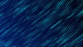 Digital background blue matrix. Matrix background. Binary computer code. Hacker coding concept. 3D rendering. Royalty Free Stock Photo
