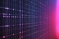 Digital background featuring square grids and vibrant colors creating visually striking pattern that evokes sense of modern
