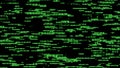 Digital background green matrix. Binary computer code. Hacker concept. 3d rendering Royalty Free Stock Photo