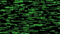Digital background green matrix. Binary computer code. Hacker concept. 3d rendering Royalty Free Stock Photo