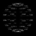 Digital background matrix. Binary code. Hacker concept. Digits on screen. Digital code number. 3D rendering Royalty Free Stock Photo