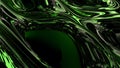 Abstract digital background with high contrast green reflections Royalty Free Stock Photo