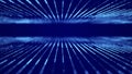 Digital background whith matrix. Blue technology background of many particles. 3d rendering