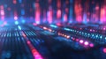 Digital binary code background with numbers,data technology or computer engineering concepts Royalty Free Stock Photo