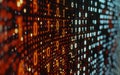 Digital binary code background with numbers,data technology or computer engineering concepts Royalty Free Stock Photo