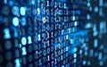 Digital binary code background with numbers,data technology or computer engineering concepts Royalty Free Stock Photo