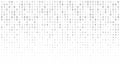 Digital binary code. Computer matrix data falling numbers Royalty Free Stock Photo