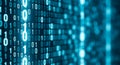Digital Binary Code Flowing Data Stream Information Technology Abstract Background Royalty Free Stock Photo