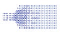 Digital Binary Code Icon: Programming, Data Computer Science, vector design Generative AI Royalty Free Stock Photo