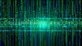 Digital Binary Code Streaming Background Royalty Free Stock Photo