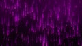 Digital binary data, streaming code background. background matrix. Hacker programming coding concept. Falling glowing Royalty Free Stock Photo