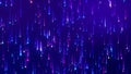 Digital binary data, streaming code background. background matrix. Hacker programming coding concept. Falling glowing Royalty Free Stock Photo