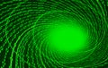 Digital binary data tunnel and binary code streaming on the black background Royalty Free Stock Photo