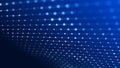 Digital blockchain concept. Data storage in separate cells. Abstract background with dots and lines. 3D rendering Royalty Free Stock Photo