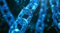 Digital Blockchain Links in a Virtual Environment