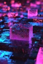 Digital blocks with particle system