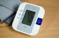 Digital blood pressure measurement equipment Royalty Free Stock Photo