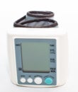 Digital blood pressure meter Royalty Free Stock Photo