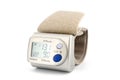 Digital blood pressure monitor Royalty Free Stock Photo