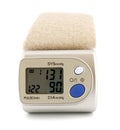 Digital blood pressure monitor Royalty Free Stock Photo