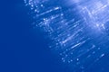Digital blue light fiber optic for background. Royalty Free Stock Photo