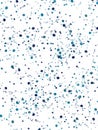 Digital bluey blue splatter