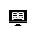 Digital book icon. online learning and course icon. Perfect for application, web, logo and presentation template. icon design Royalty Free Stock Photo