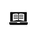 Digital book icon. online learning and course icon. Perfect for application, web, logo and presentation template. icon design Royalty Free Stock Photo