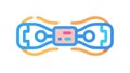 Digital Bow-Tie Connection Vector, Modern Network and Interface Icon, vector design Generative AI Royalty Free Stock Photo