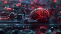Digital Brain on Circuit Board