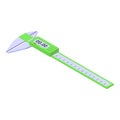 Digital caliper icon, isometric style