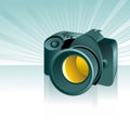 Digital camera background Royalty Free Stock Photo
