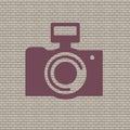 Digital camera creative colourful logo