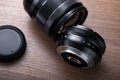 Digital Camera lens close up Royalty Free Stock Photo