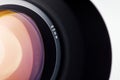 Digital camera lens close up Royalty Free Stock Photo