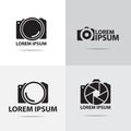 Digital camera logo design Royalty Free Stock Photo