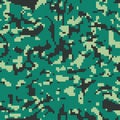 Digital camo background. Seamless urban camouflage pattern. Military texture print. Vector Royalty Free Stock Photo
