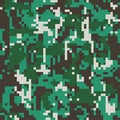 Digital camo. Seamless camouflage pattern. Military modern texture.