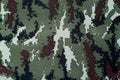 Digital camouflage as background