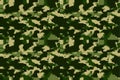 Army digital camouflage fabric texture Background. Royalty Free Stock Photo