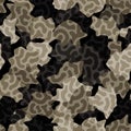 Digital camouflage seamless pattern. Abstract army or hunting masking ornament