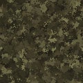 Digital camouflage seamless pattern military geometric camo background Royalty Free Stock Photo