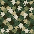 Digital camouflage seamless pattern. Abstract army or hunting masking ornament