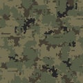 Digital camouflage seamless patterns