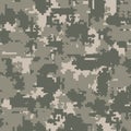 Digital camouflage seamless patterns