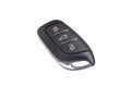 Digital car key remote control with unlockable and lockable buttons isolated on white background Royalty Free Stock Photo