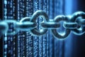 Digital Chain Link Security Abstract Background Good Resolution Stock Photo Royalty Free Stock Photo